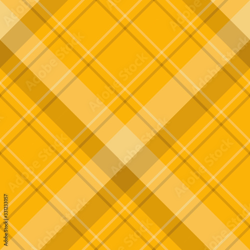 Seamless pattern in great cute yellow colors for plaid, fabric, textile, clothes, tablecloth and other things. Vector image. 2