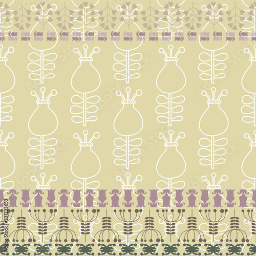 Seamless floral pattern.