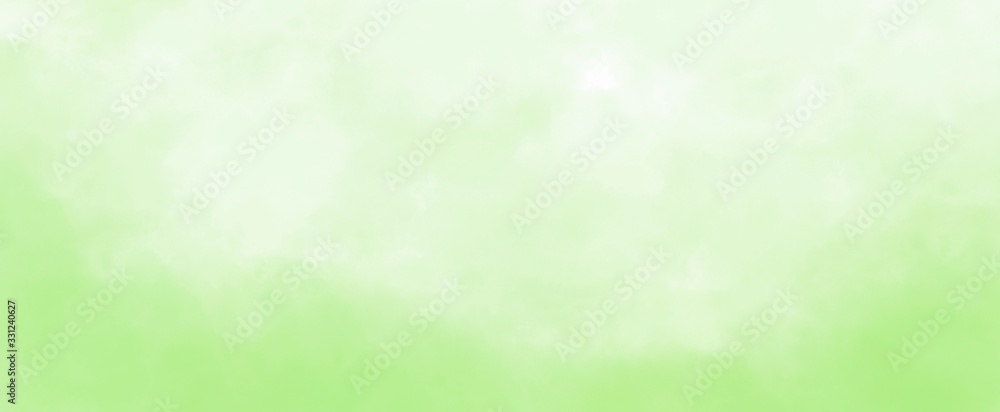 Fototapeta pastel green abstract vintage background or paper illustration with soft lightand dark border