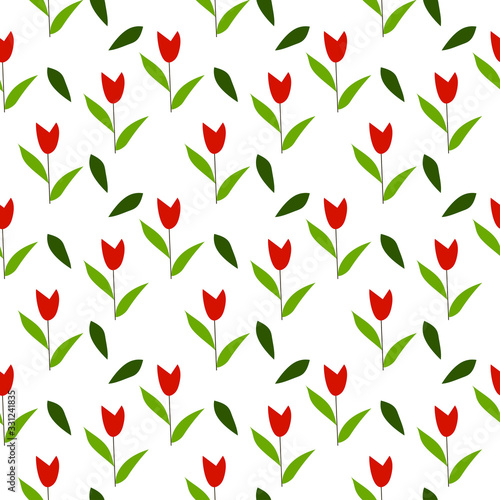 Vector floral seamless pattern. Hand drawn botanical illustration.Design template for wallpaper,fabric,wrapping,textile