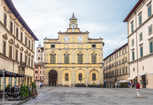 Citt   di Castello  Italy  - A charming medieval city with stone buildings  province of Perugia  Umbria region. Here a view of historical center.