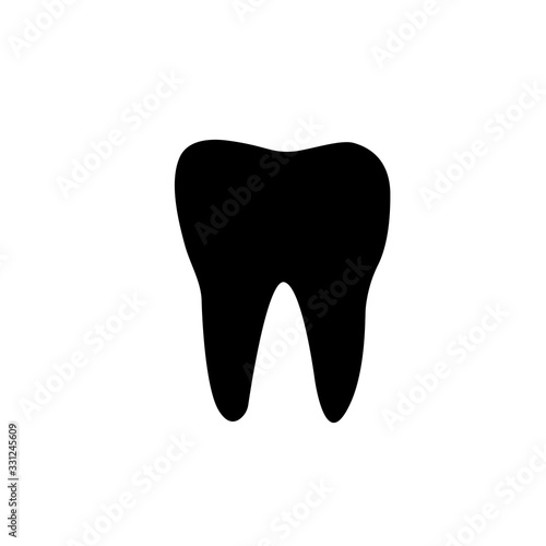 Logotype concept. Parodontosis tooth icon. Gingivitis sign. Inflammation of gums symbol. Logo design. Colorful buttons with icons. Vector - Vector
