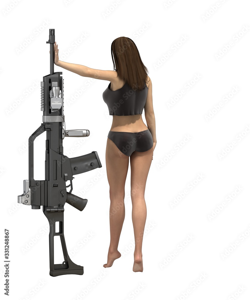 warrior woman character, 3D rendering, illustration warrior woman character, 3D rendering, illustration