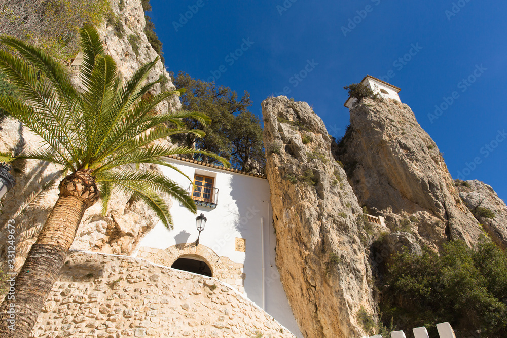 Guadalest village Alicante Spain historic town in the mountains