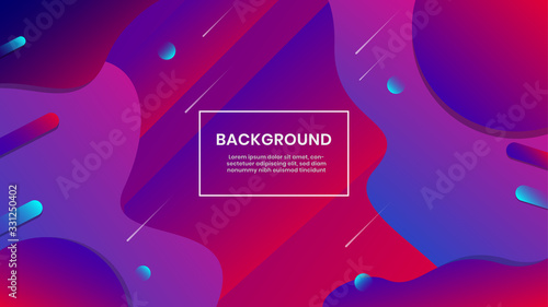 Colorful abstract background design  with geometric shape and gradient color composition. Design for backdrop  presentation  banner etc.