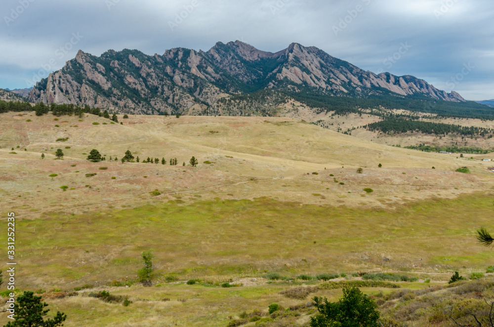 Fields Rolling in front of Flat Irons