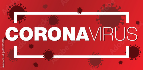 Coronavirus COVID-19 Warning Sign Illustration