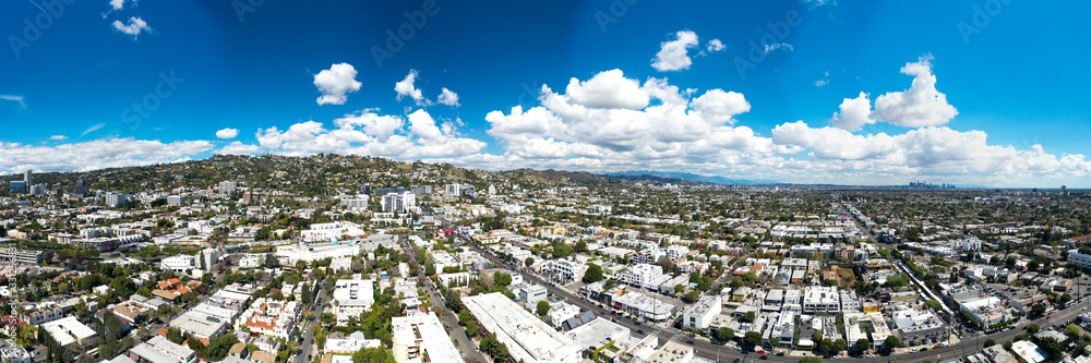 Fototapeta premium Aerial Panoramic Photography of Los Angeles