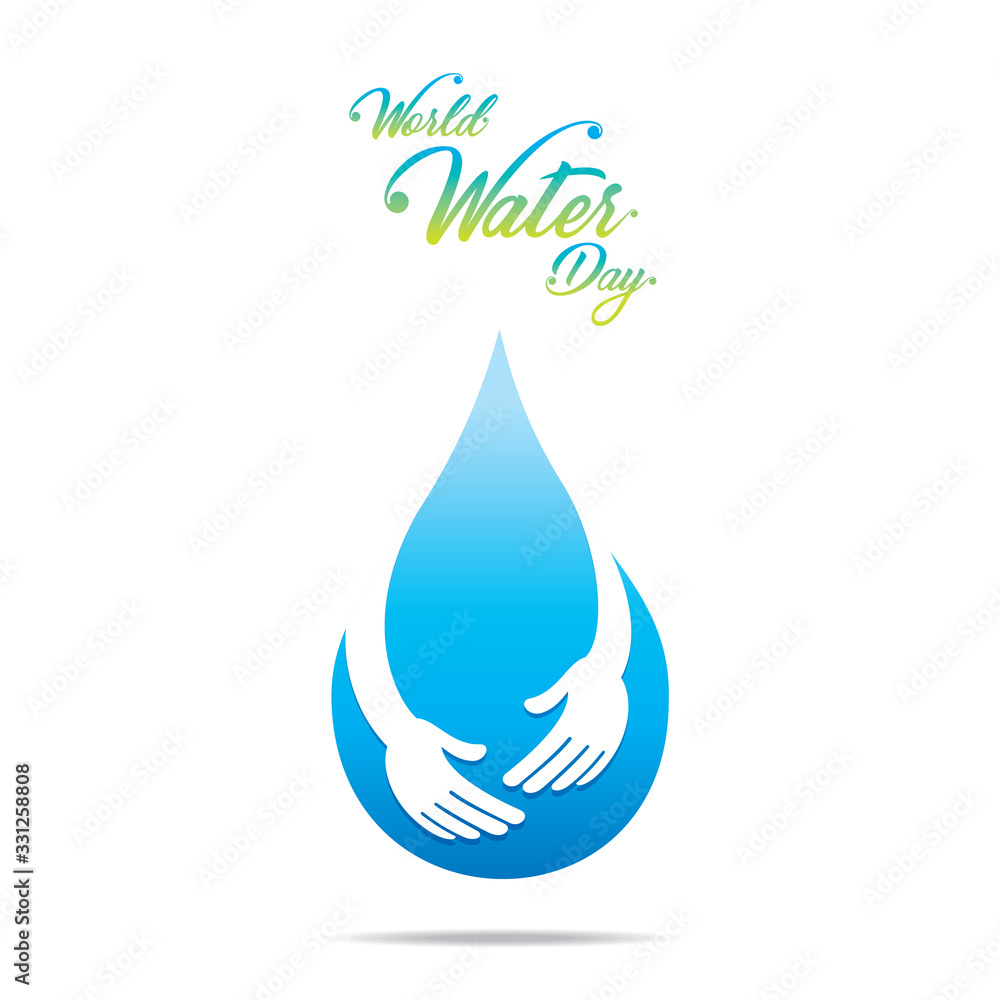 creative world water day banner design creative world water day banner design