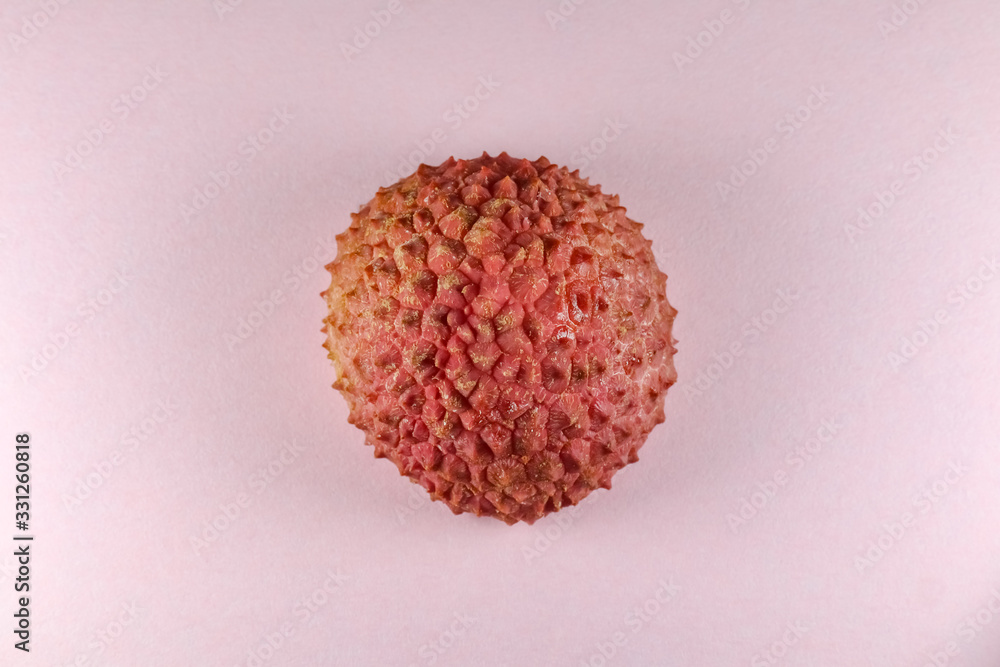 lychee fruit close-up on an isolated background lychee fruit close-up on an isolated background
