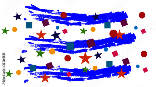 Vorlagen Muster - Konfetti - Hintergrundbild