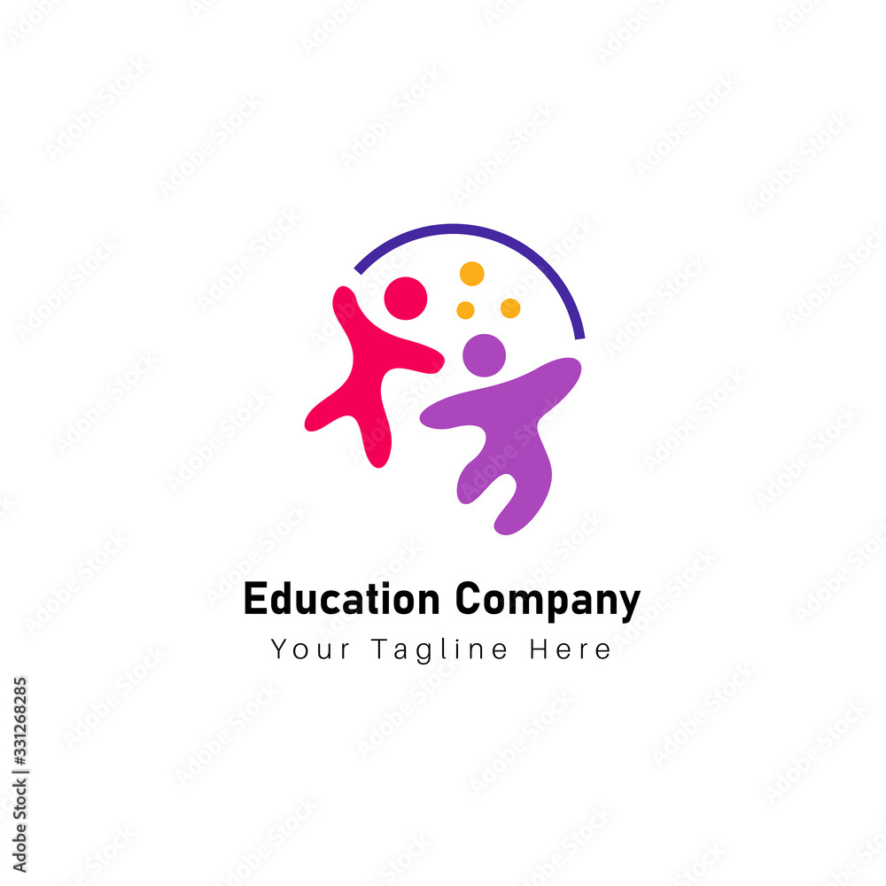 Youth Education Logo For School and university and e course