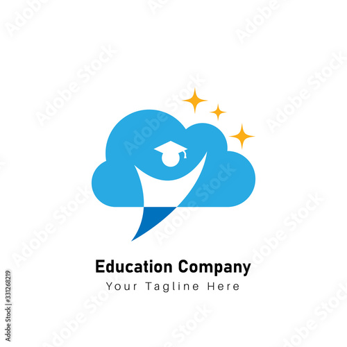 Youth Education Logo For School and university and e course