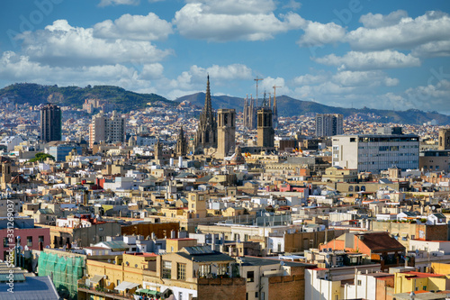 Barcelona cityscape and skyline © skostep