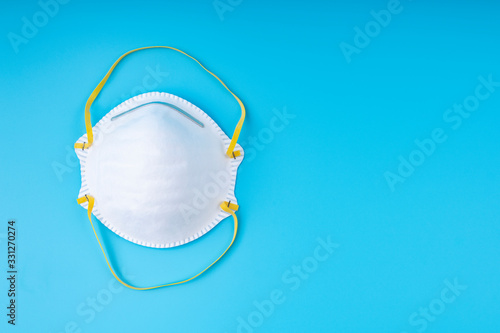 Wallpaper Mural White latex gloves,sanitizing gel and mask. Protection concept. Protection against pollution, virus, flu and coronavirus Torontodigital.ca