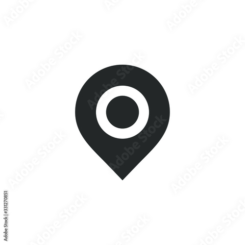Free Download Location pin icon template color editable. Location pin symbol vector sign isolated on white background illustration for graphic and web design. - GFXLoad