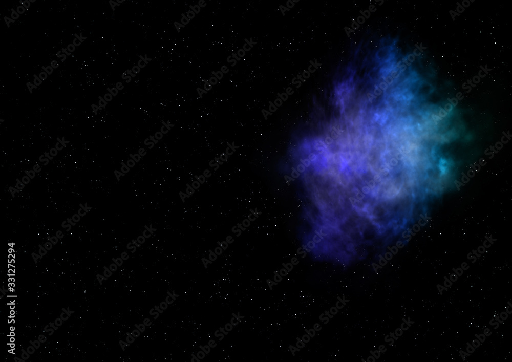Fototapeta premium Small part of an infinite star field.