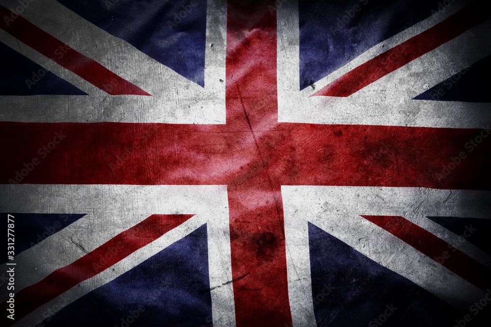 Fototapeta premium Grunge British Union Jack flag