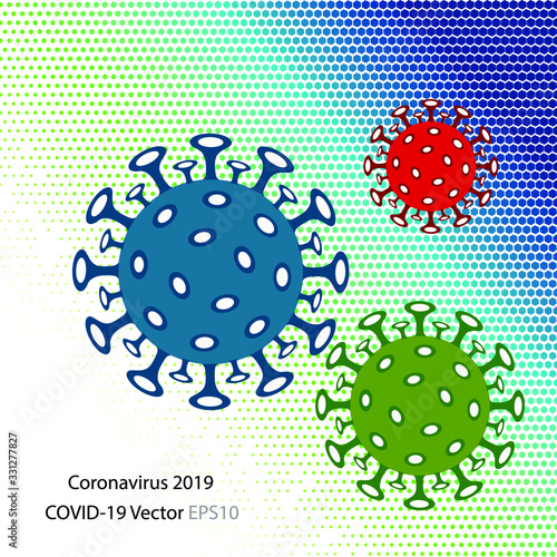 Coronavirus 2019-nCoV symptoms risk disease China medical health care concept virus vector icon