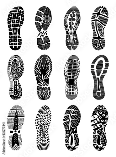 prints of shoes vector photo