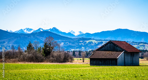 landscape near benediktbeuern - bavaria