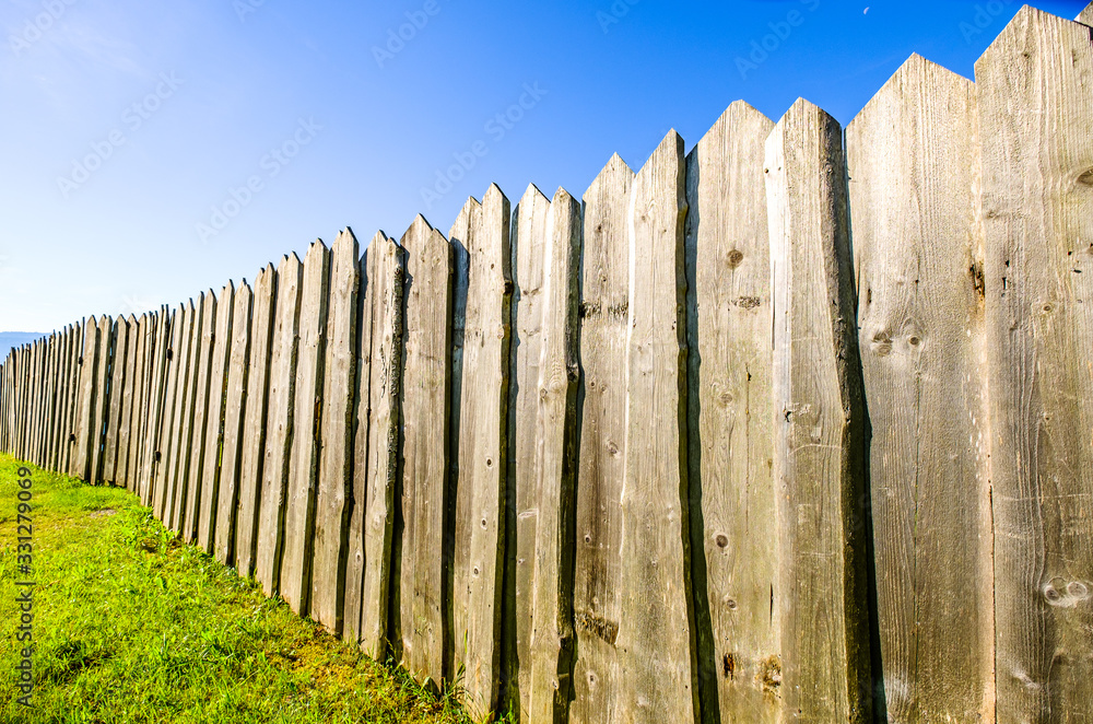 Fototapeta premium old wooden fence