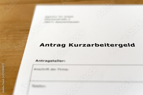 Kurzarbeit Antrag