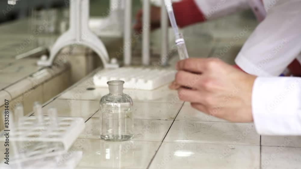 Testing an experimental drug in the lab Testing an experimental drug in the lab