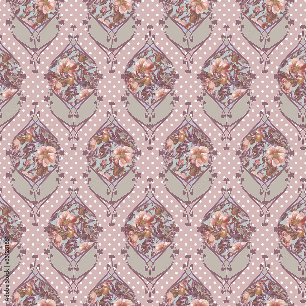 Victorian Seamless Pattern 