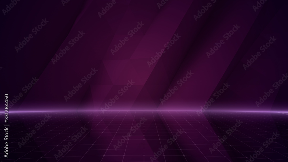 Obraz premium Simple Design Geometric Stage Theater business 3D illustration background.