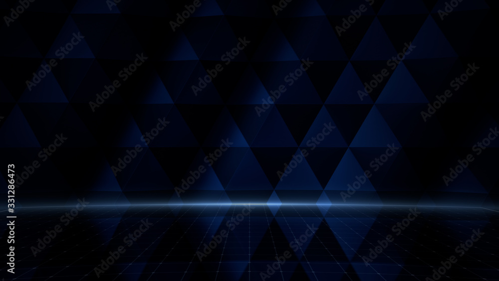 Obraz premium Simple Design Geometric Stage Theater business 3D illustration background.