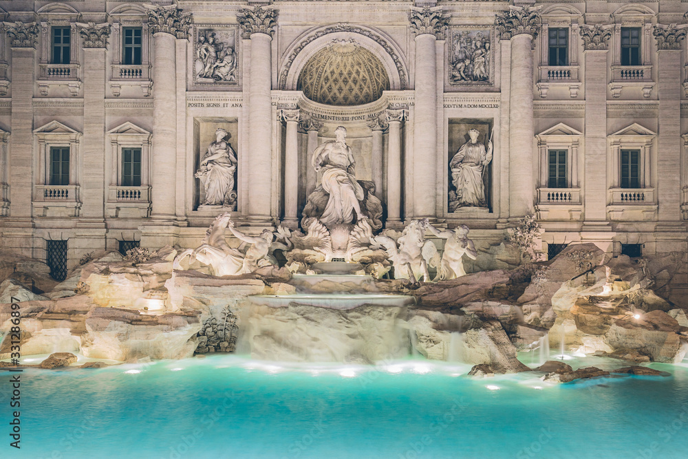 Famous Trevi Fountain