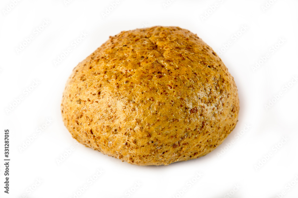 Sourdough round bread loaf with whole grains Sourdough round bread loaf with whole grains