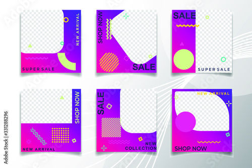 Modern Bundle Social Media banner Template. Elegant sale and discount promo. Business presentation template Editable simple info banner.