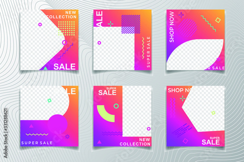 Modern Bundle Social Media banner Template. Elegant sale and discount promo. Business presentation template Editable simple info banner.