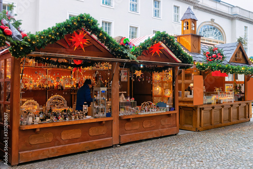 Photography Christmas Market in Opernpalais at Mitte in Winter Berlin