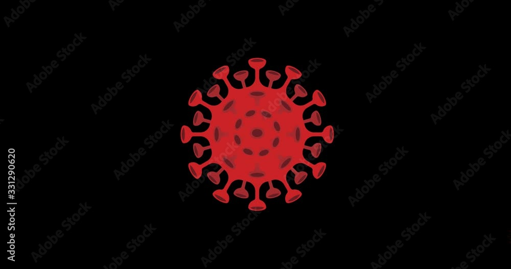 Coronavirus Covid-19 viral cell infection causing chronic disease. Pneumonia viruses, H1N1, SARS, Flu, cell infect organism, aids. Microscopic view of floating influenza virus cell. Alpha mask channel Coronavirus Covid-19 viral cell infection causing chronic disease. Pneumonia viruses, H1N1, SARS, Flu, cell infect organism, aids. Microscopic view of floating influenza virus cell. Alpha mask channel