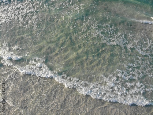 waves on beach © Clayton