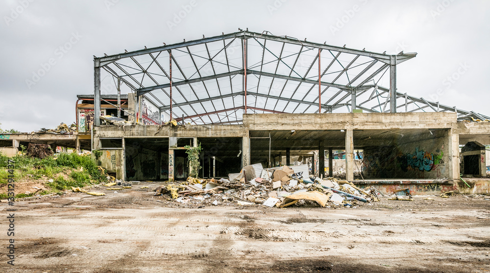 chantier de démolition