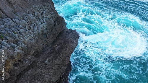 Cave of La Ojerada, Ajo, Bareyo Municipality, Cantabrian Sea, Cantabria, Spain, Europe photo