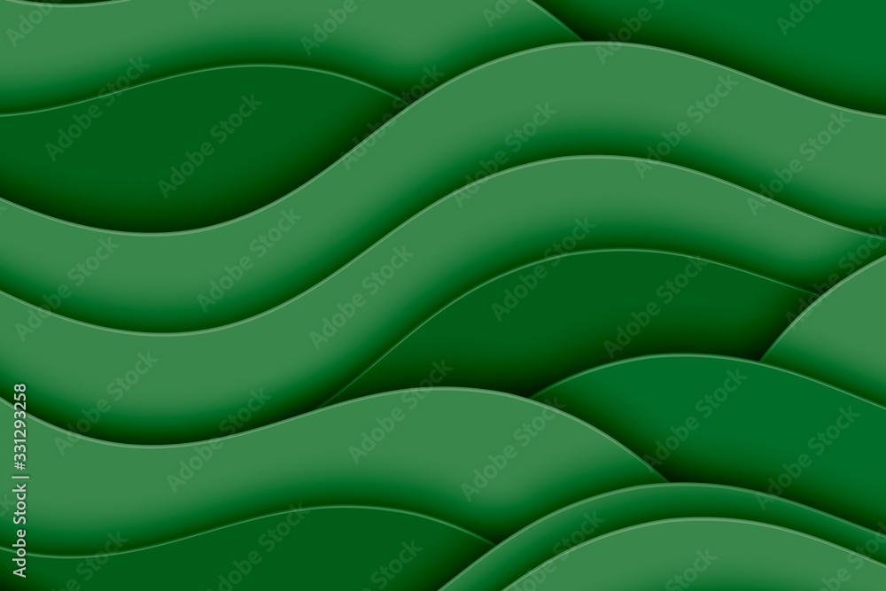 Obraz premium Abstract illustration with waves. Curve lines.