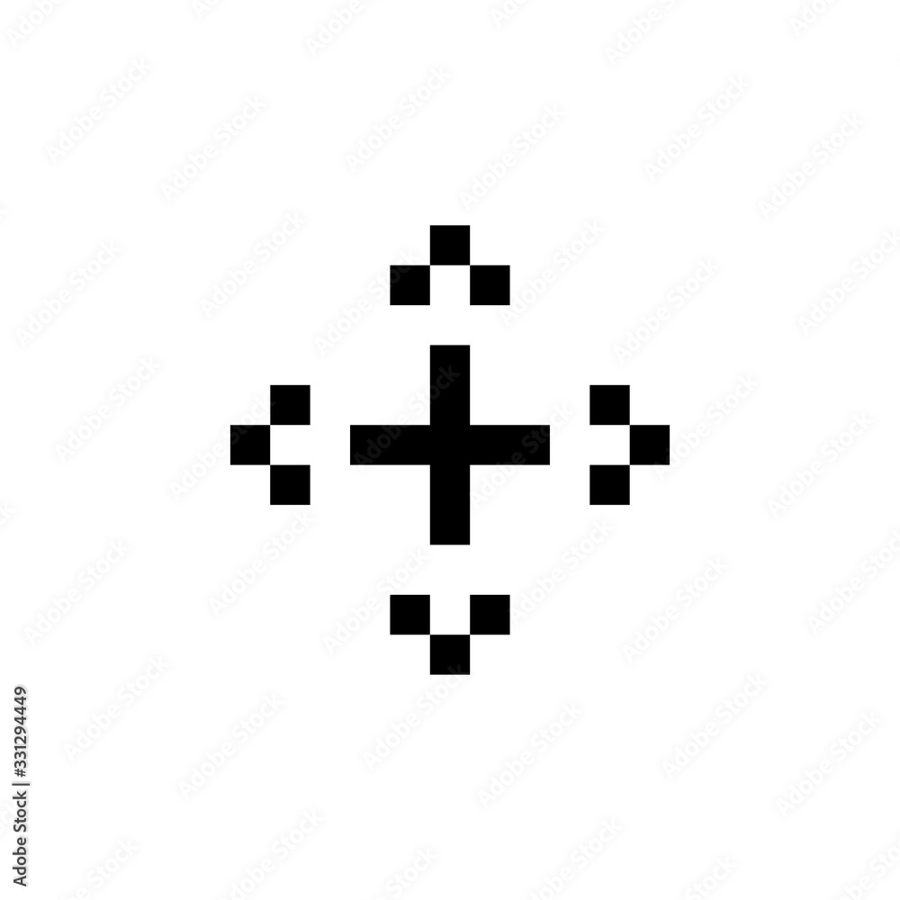 rotation, point, size, position and arrow icon. Perfect for application, web, logo, game and presentation template. icon design pixel art and line style rotation, point, size, position and arrow icon. Perfect for application, web, logo, game and presentation template. icon design pixel art and line style