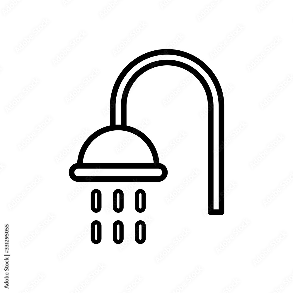 shower icon design vector template shower icon design vector template