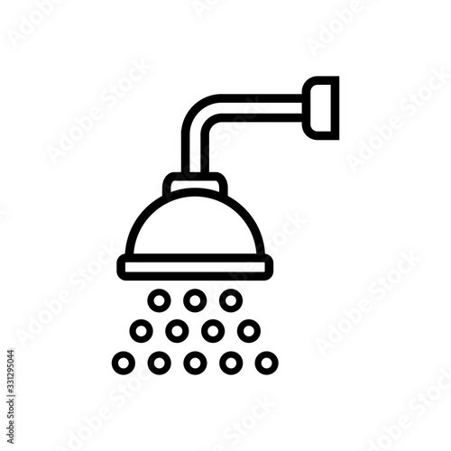 shower icon design vector template