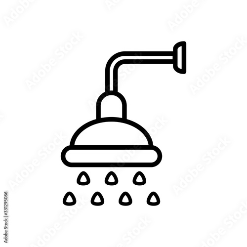 shower icon design vector template