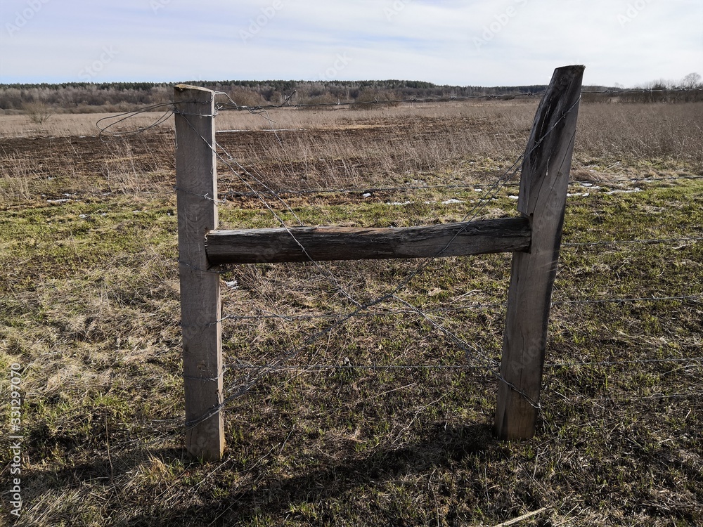 fencing in the field