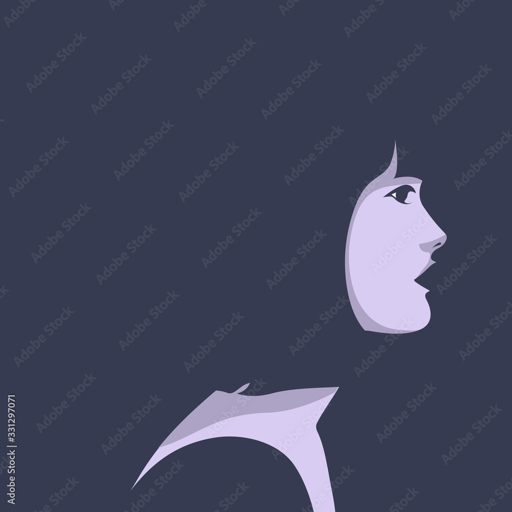 © Meral - Woman in dark - Portrait