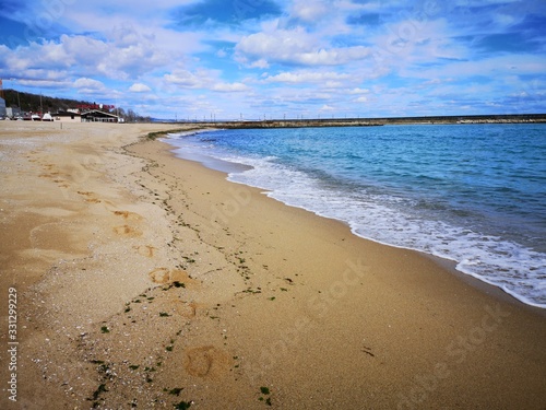 beach and sea