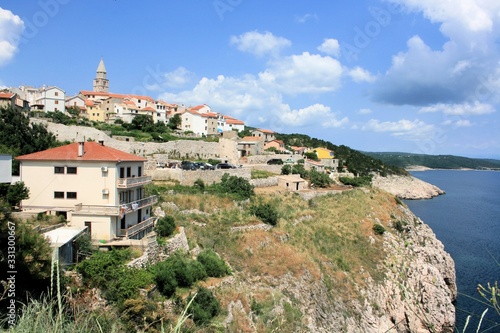 view on Vrbnik, island Krk, croatia