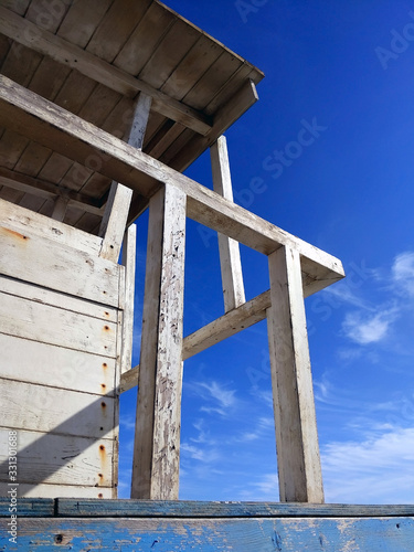 Ostia beach baywatch tower